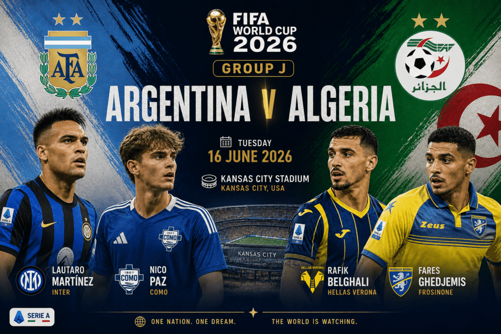 Argentina National Football Team Vs Algeria National Football Team Lineups